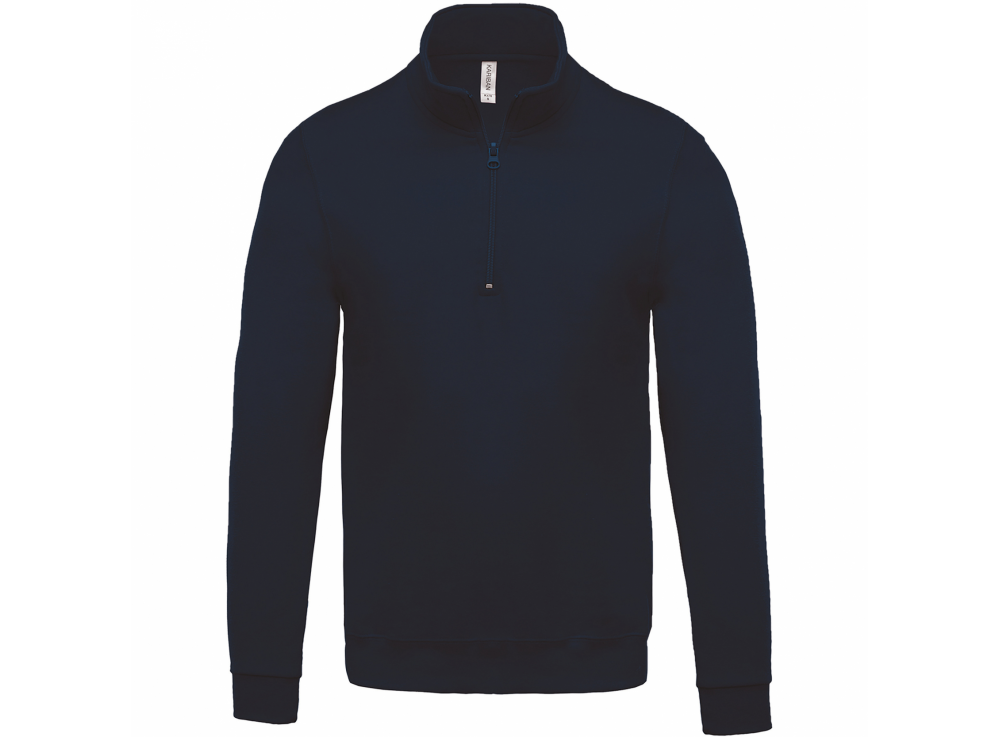 Sweat col zippé Navy 1