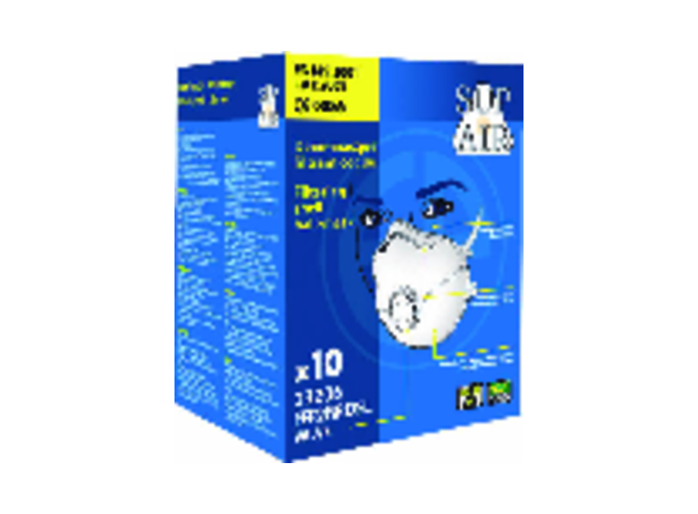 Demi-masque FFP2 non réutilisable (Lot de 10 masques) 3