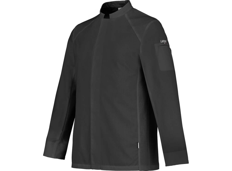 Veste de cuisine respirante ML BASIL2 Noir 2