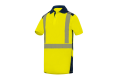 Polo HV BORNEO Jaune/Marine 1