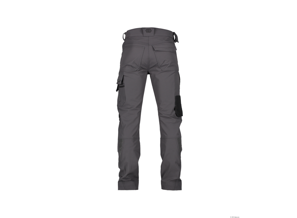 Pantalon de travail stretch avec poches genoux Gris 2