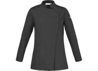 Veste de cuisine femme respirante ML NUTMEG2 Noir
