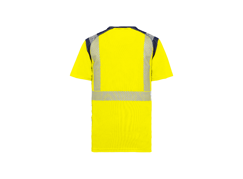 Tee-shirt HV ATHENA Jaune/Marine 2