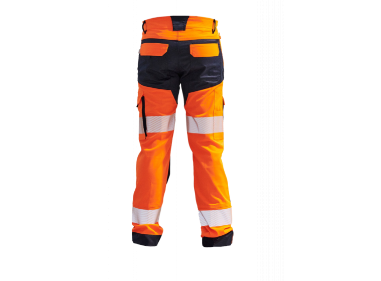 Pantalon HV LEON Orange/Marine 2