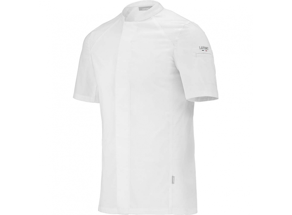 Veste de cuisine respirante MC BASIL2 Blanc 2