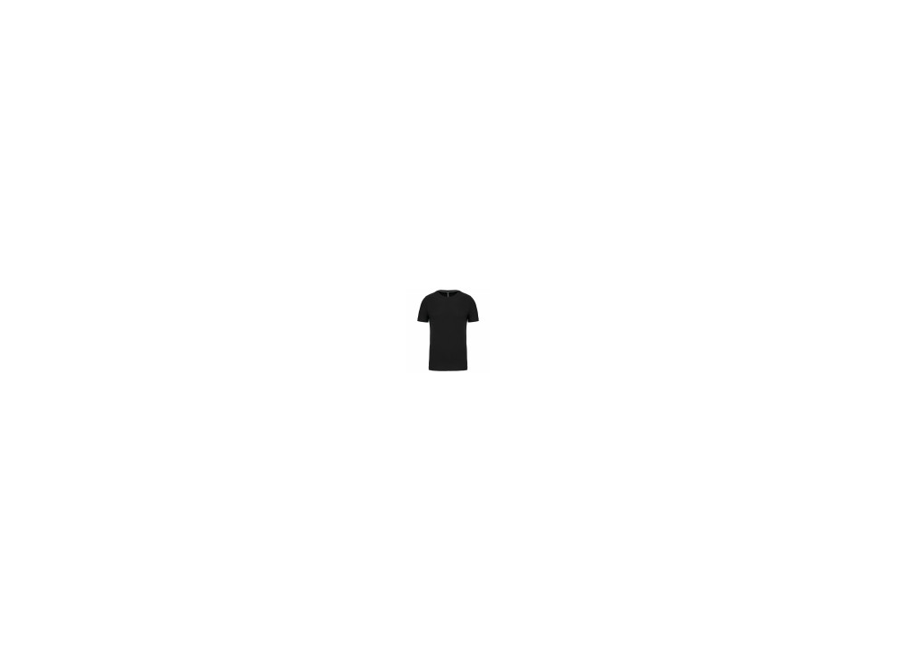 T-shirt col rond MC homme noir 1