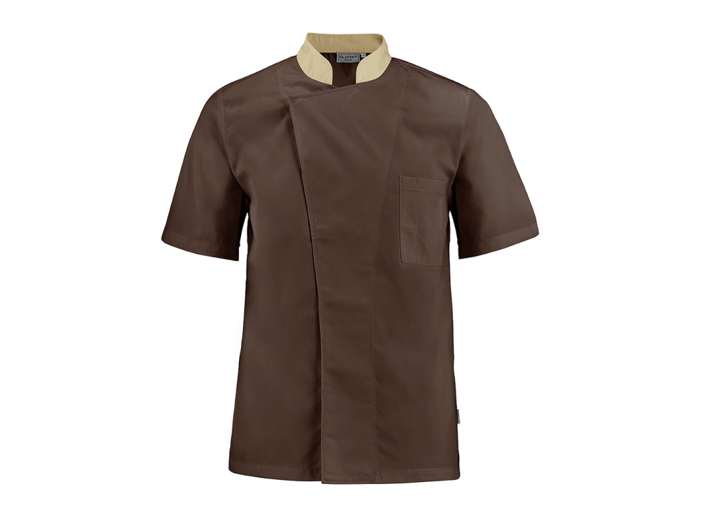 Veste cuisine TURNIP Marron/Beige 1