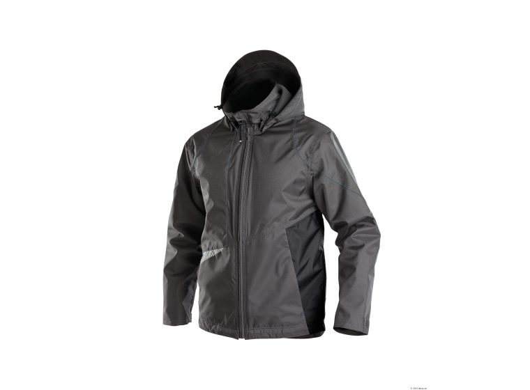 Veste coupe vent Gris anthracite/Noir 1