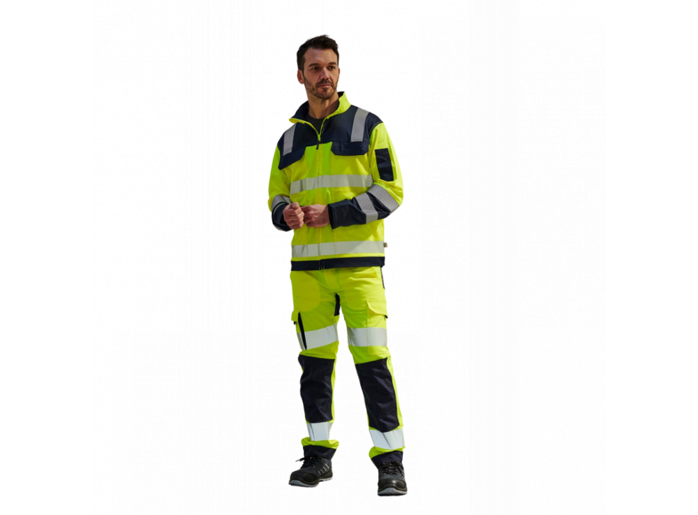 Pantalon HV LEON Jaune/Marine 4
