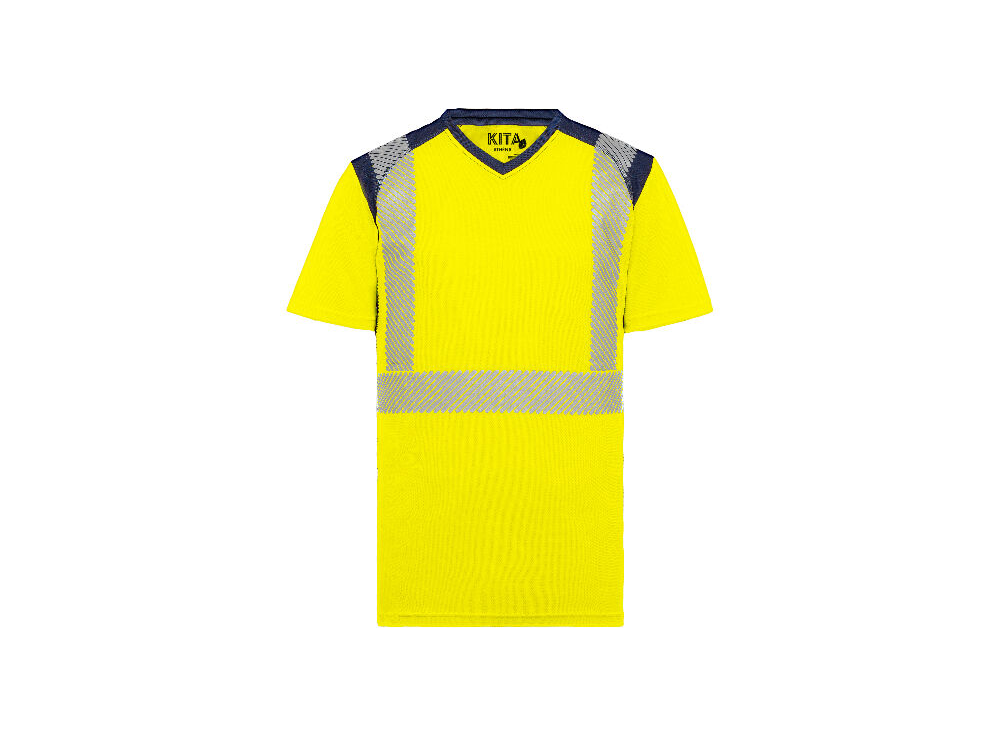 Tee-shirt HV ATHENA Jaune/Marine 1