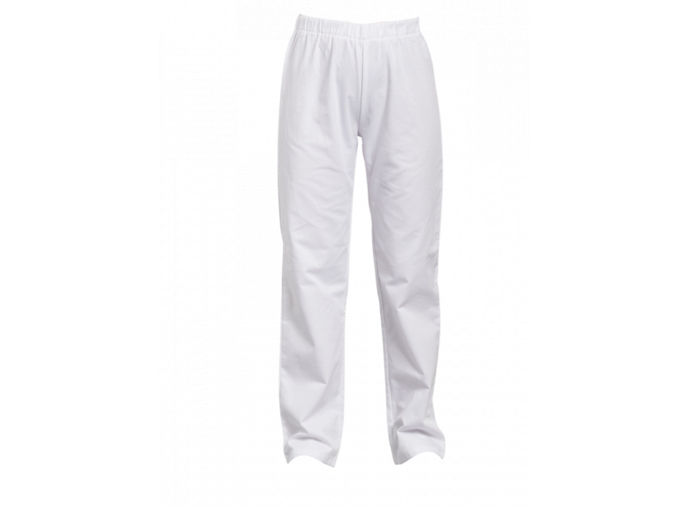 Pantalon mixte élastiqué Blanc 1