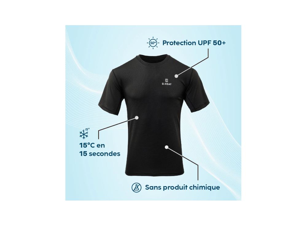 T-Shirt rafraîchissant anti UV 3
