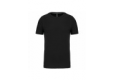 T-shirt col rond MC homme noir 1