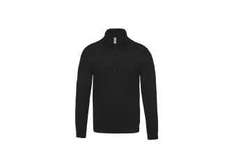 Sweat col zippé