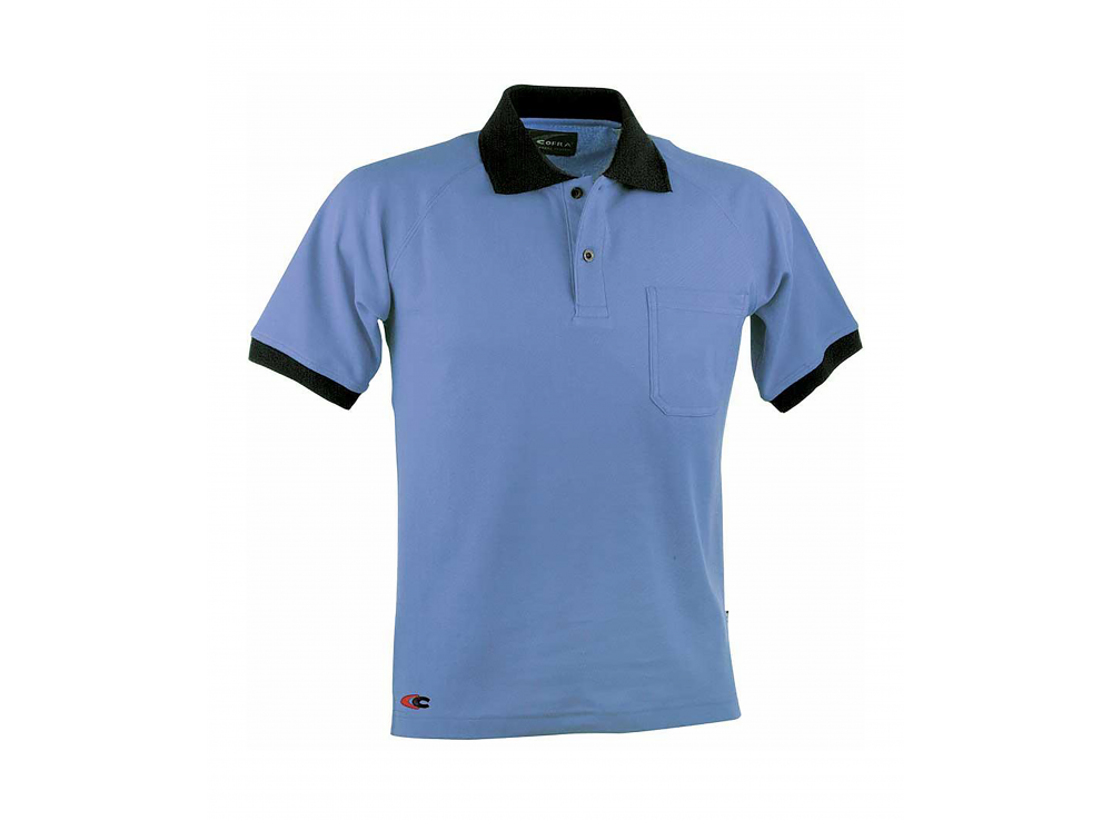 Polo confort homme Bleu royal 1