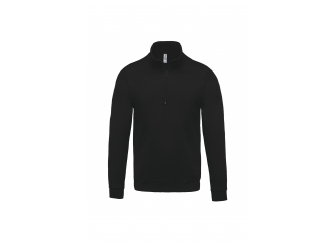 Sweat col zippé
