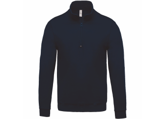 Sweat col zippé