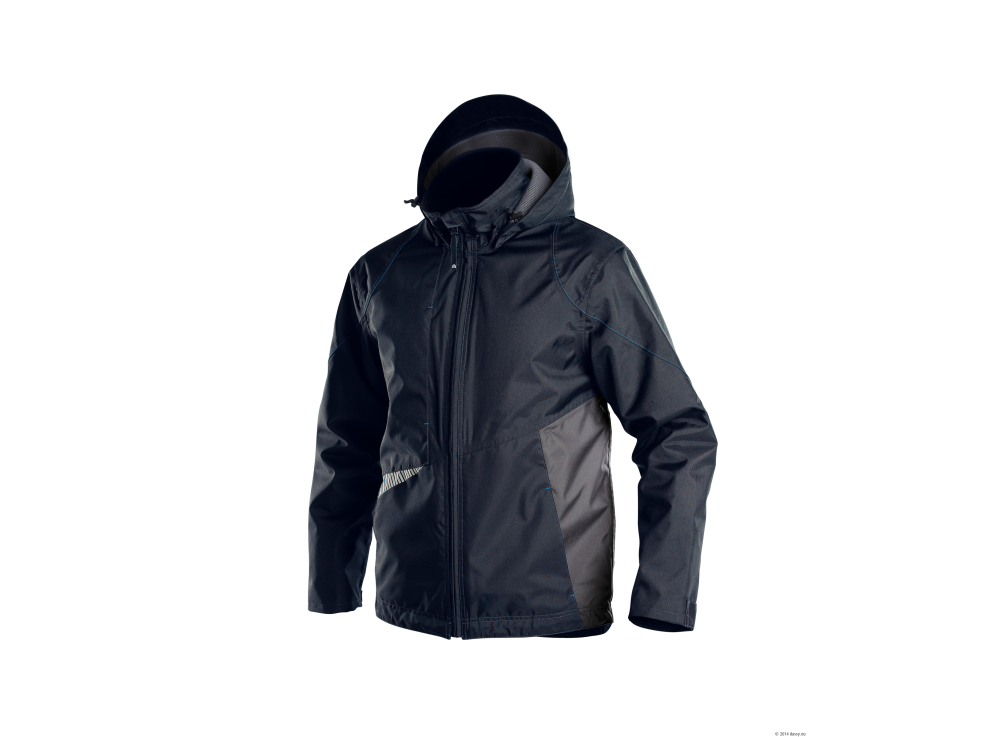 Veste coupe vent Bleu nuit/Gris anthracite 1