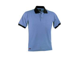 Polo confort homme Bleu royal