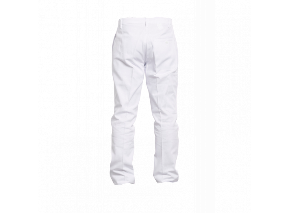 Pantalon 100% coton blanc 2