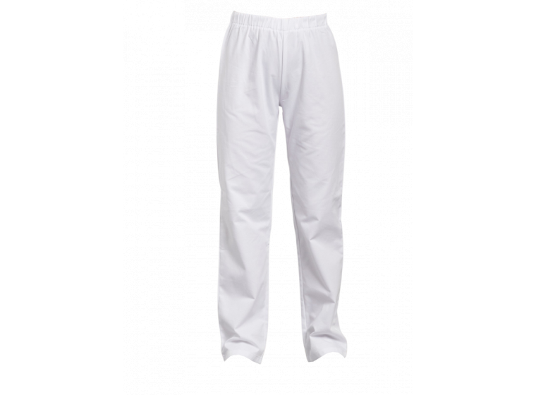 Pantalon mixte élastiqué Blanc 1