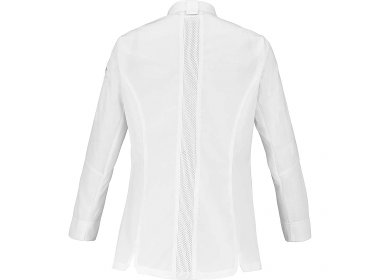 Veste de cuisine femme respirante ML NUTMEG2 Blanc 3