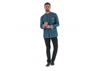 Veste de cuisine en jean MIRBEL