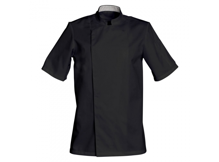 Veste de cuisine MC noir 1