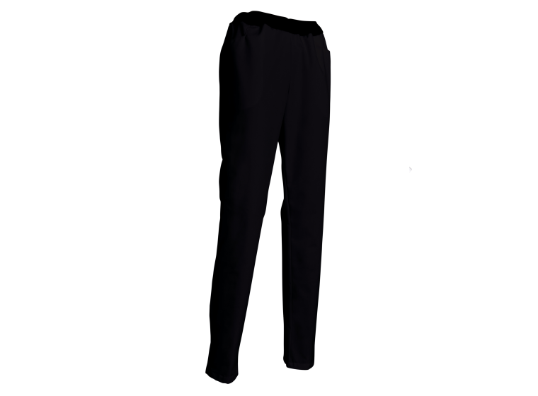 Pantalon de cuisine élastique ELI Noir 1