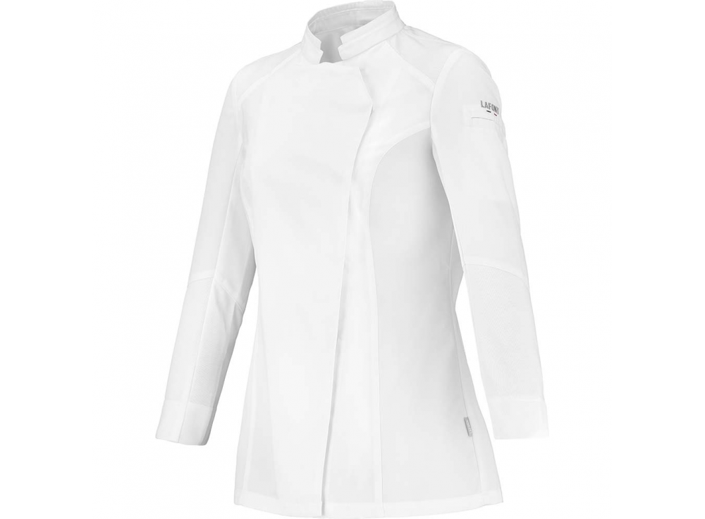 Veste de cuisine femme respirante ML NUTMEG2 Blanc 2