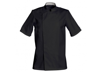 Veste de cuisine MC noir