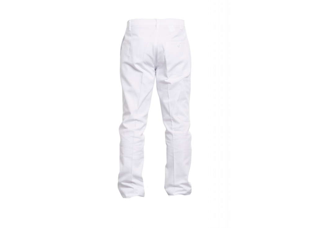 Pantalon 100% coton blanc 2