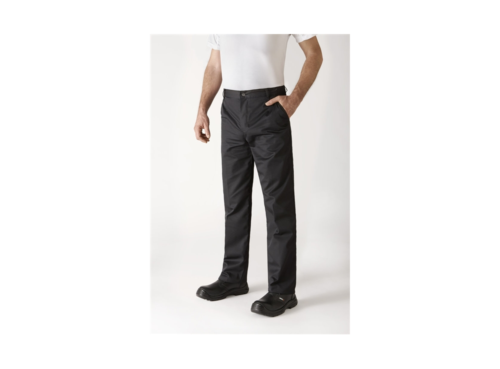 Pantalon de cuisine mixte TIMEO Noir 1