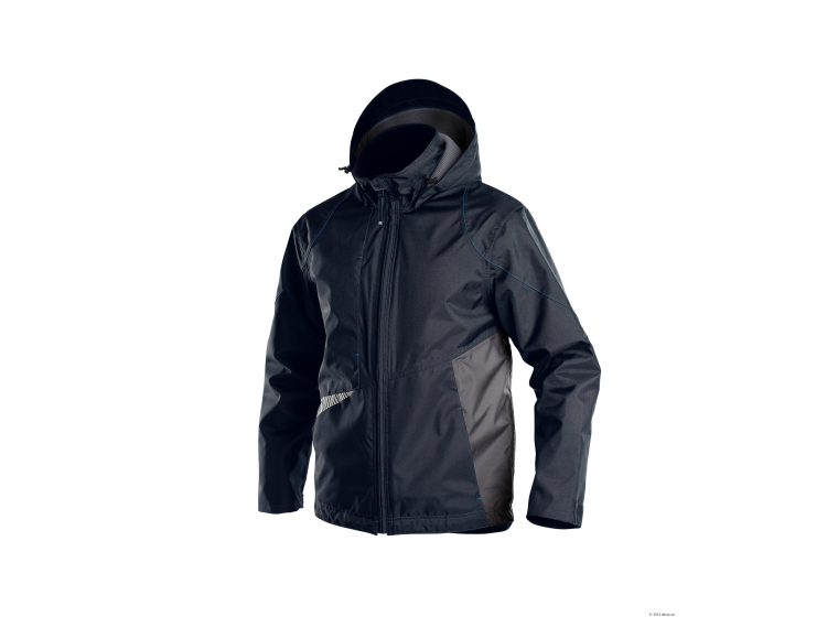 Veste coupe vent Bleu nuit/Gris anthracite 1