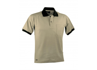 Polo confort homme Beige