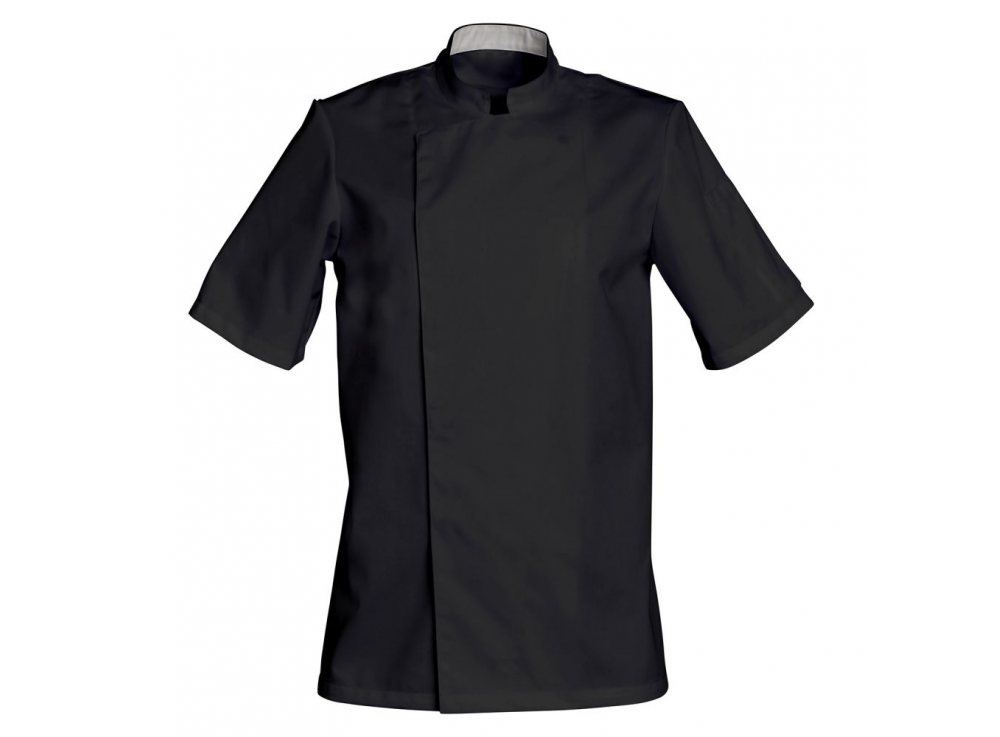 Veste de cuisine MC noir 1