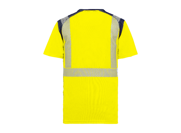 Tee-shirt HV ATHENA Jaune/Marine 2