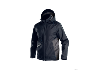 Veste coupe vent Bleu nuit/Gris anthracite