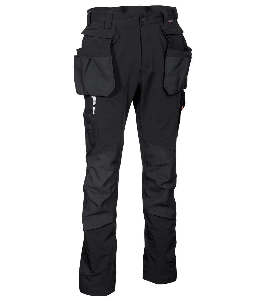 Pantalon De Travail Homme TREBEL - Résistant, Poches Multiples, Tissu Coton/Poly, Réfléchissants, Taille L